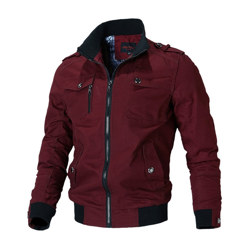 Jens | Lichtgewicht ademende herfstbomberjas van polyester voor heren met klassiek design