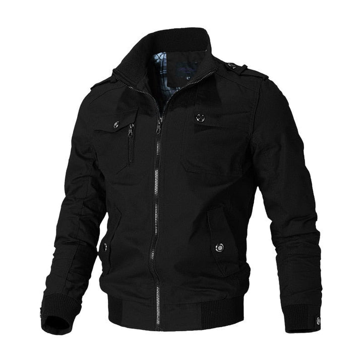 Jens | Lichtgewicht ademende herfstbomberjas van polyester voor heren met klassiek design