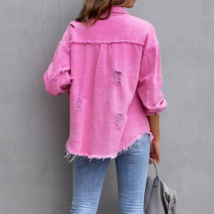 Celeste - Dames Denim Shirt - Casual en Trendy Look
