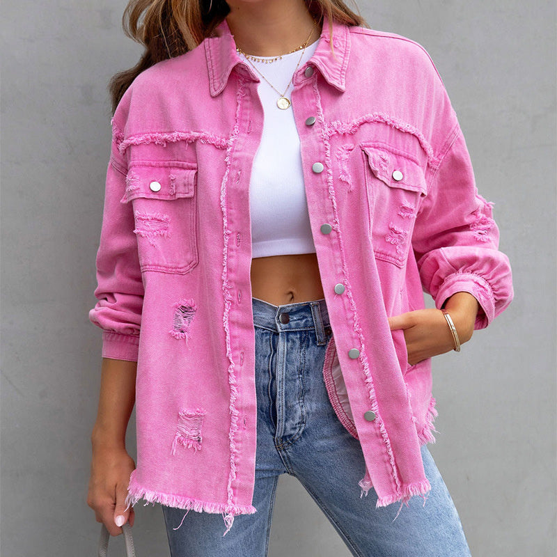 Celeste - Dames Denim Shirt - Casual en Trendy Look