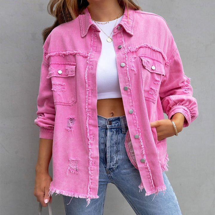 Celeste - Dames Denim Shirt - Casual en Trendy Look