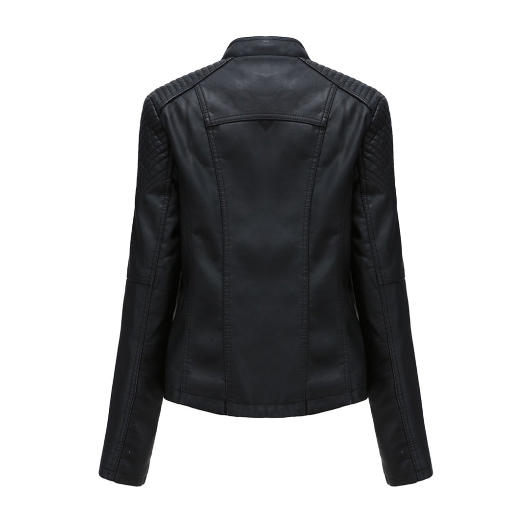 Sophie - Stijlvolle Leren Jas voor Dames - Elegant en Modern voor Elke Gelegenheid