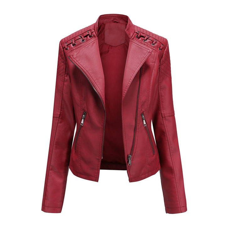 Sophie - Stijlvolle Leren Jas voor Dames - Elegant en Modern voor Elke Gelegenheid