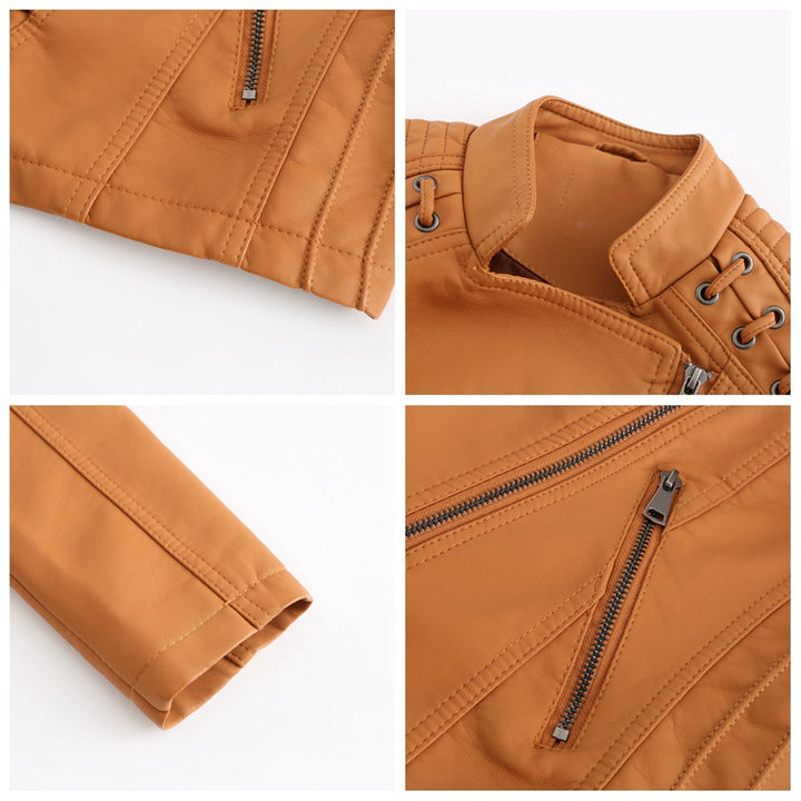 Sophie - Stijlvolle Leren Jas voor Dames - Elegant en Modern voor Elke Gelegenheid
