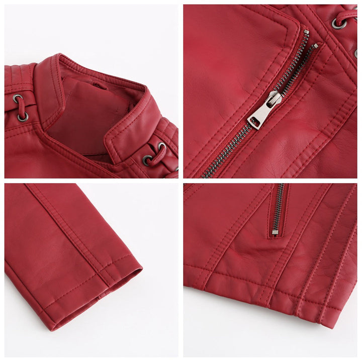Sophie - Stijlvolle Leren Jas voor Dames - Elegant en Modern voor Elke Gelegenheid