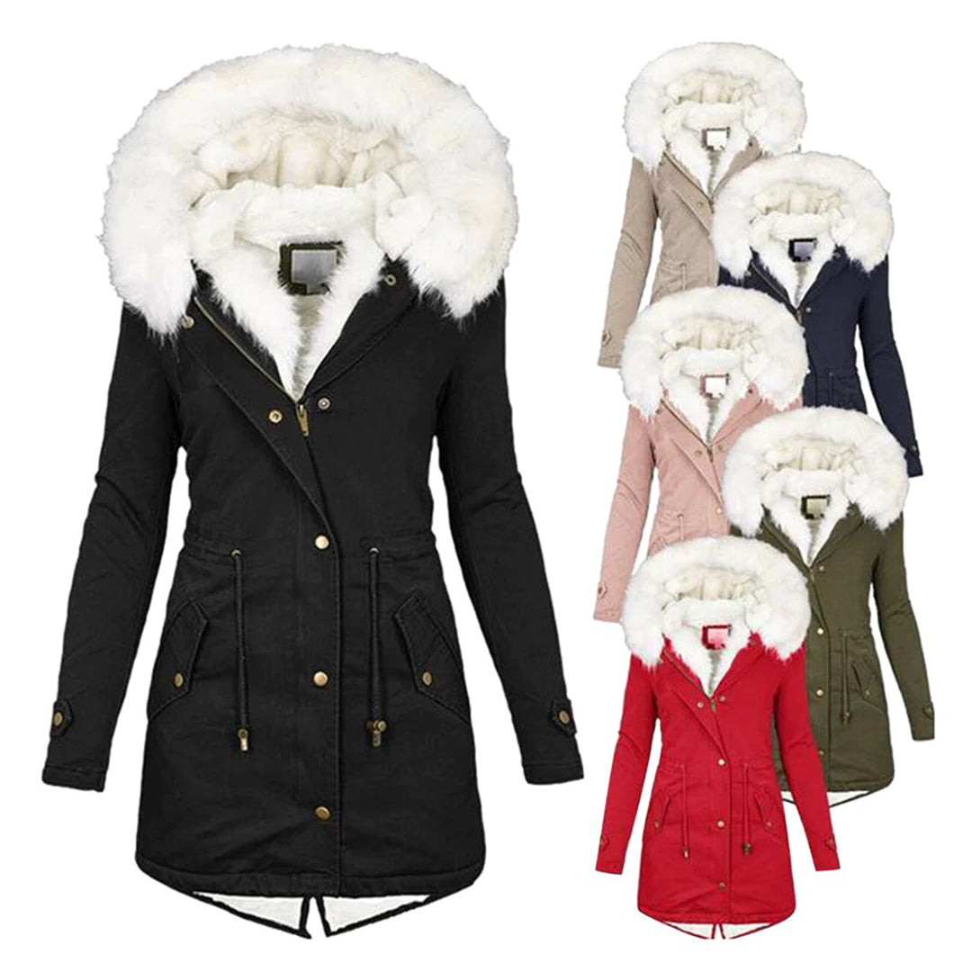 Sophie - Lange Winterjas voor Dames - Comfort en Bescherming tegen de Kou