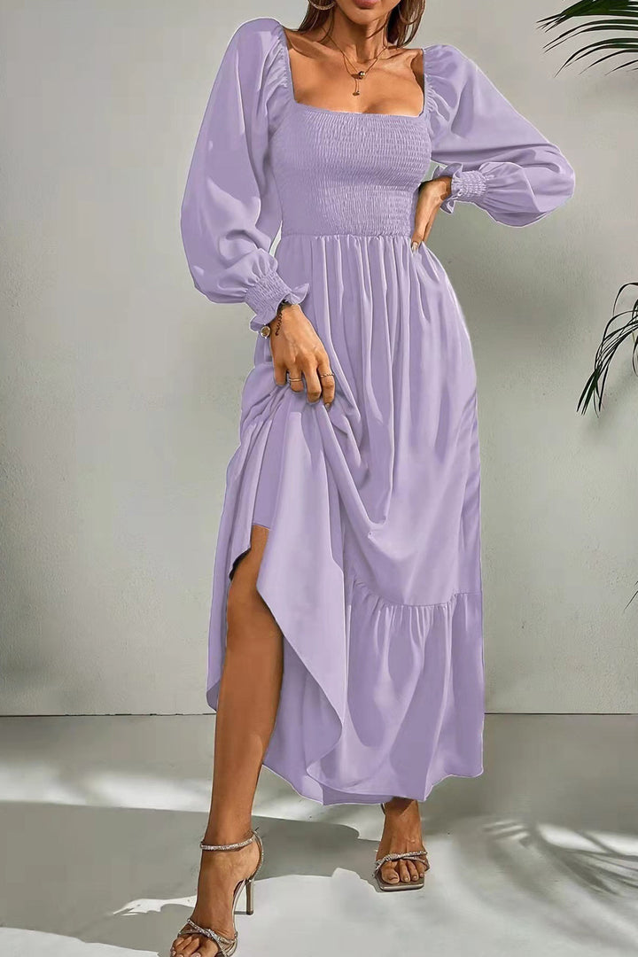 Maureen – Twee-Delige Set met Smock Top en Midi Rok