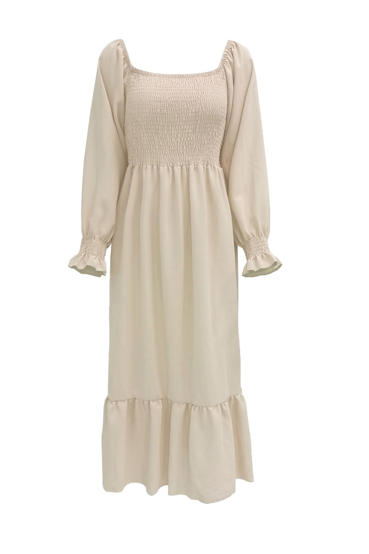 Maureen – Twee-Delige Set met Smock Top en Midi Rok