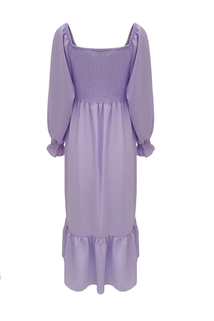 Maureen – Twee-Delige Set met Smock Top en Midi Rok
