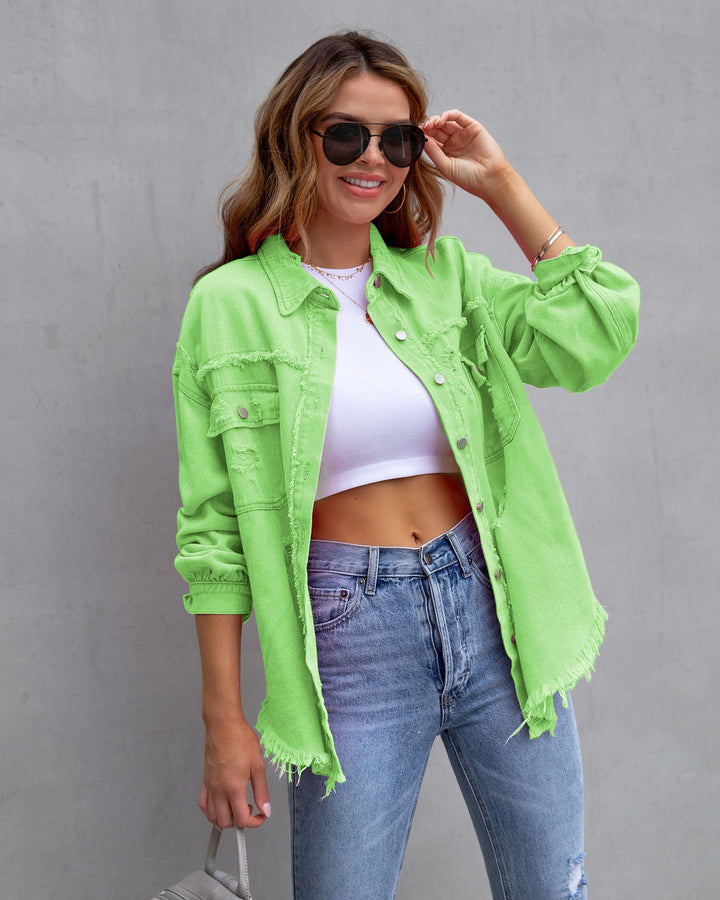 Celeste - Dames Denim Shirt - Casual en Trendy Look