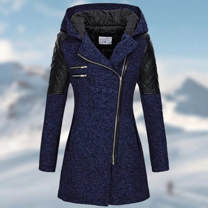 Sophia - Lange Winterjas met Capuchon voor Dames - Stijlvol en Warm voor de Koude Dagen