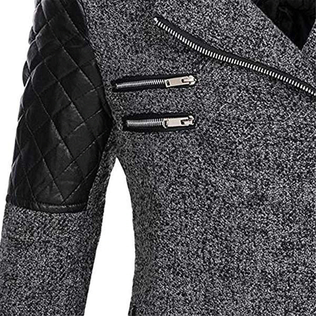 Emma | Warme lange winterjas met capuchon voor dames met modern design