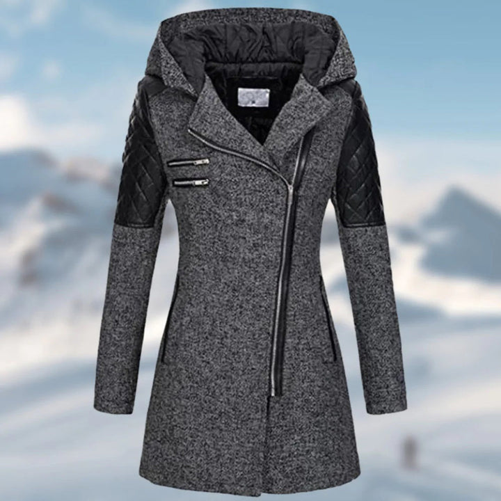 Sophia - Lange Winterjas met Capuchon voor Dames - Stijlvol en Warm voor de Koude Dagen