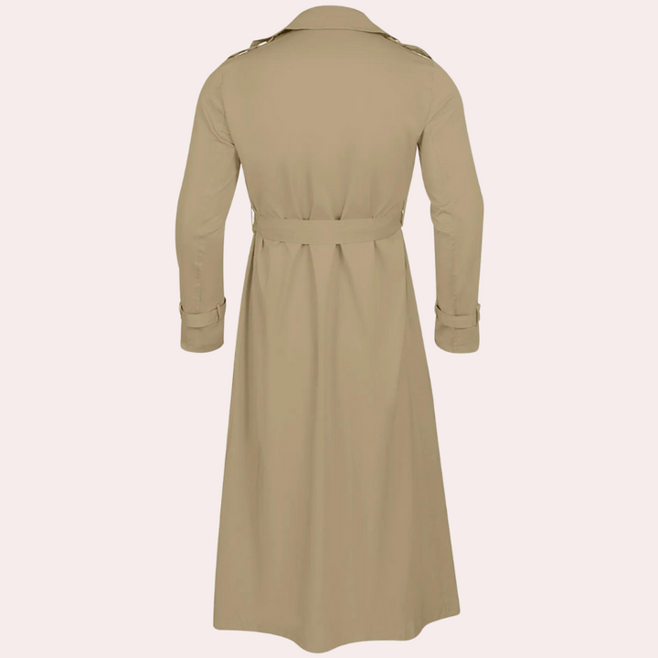 Rens | Waterafstotende herfsttrenchcoat voor heren met extra lange snit