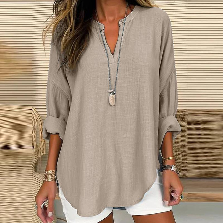 Anouk - Dames Lange Zomerblouse - Luchtige Pasvorm voor Warme Dagen