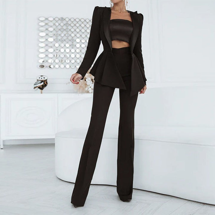 Mara - Dames Tweedelige Set - Stijlvolle Blazer voor een Professionele Uitstraling