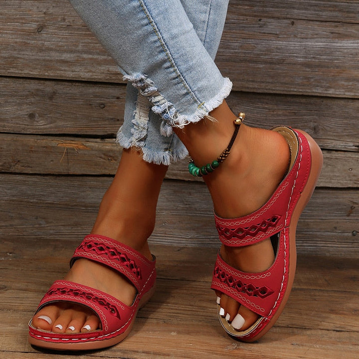 Comfort sandalen met ondersteunend voetbed – voor moeiteloos wandelen in stijl