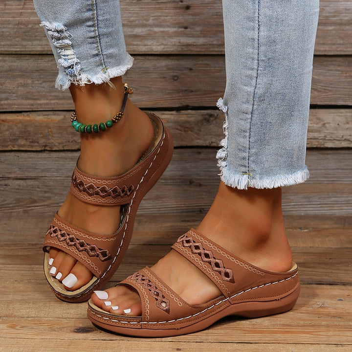 Comfort sandalen met ondersteunend voetbed – voor moeiteloos wandelen in stijl