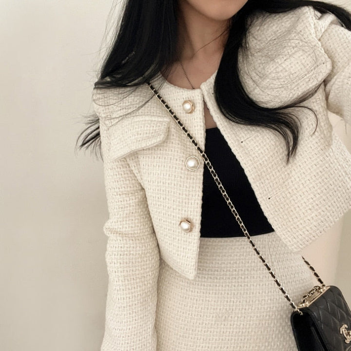 Isabeau - Dames Blazer en Rok Set - Elegante Snit voor een Professionele Look