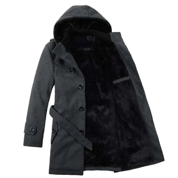 Floris | Trenchcoat met capuchon voor heren