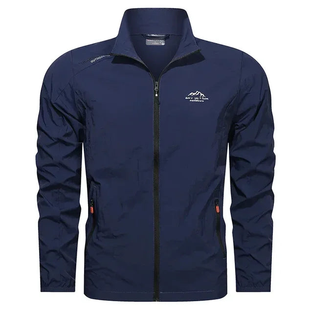 Bastien | Lichtgewicht ademende polyester herfstjas voor heren met sportief outdoor design