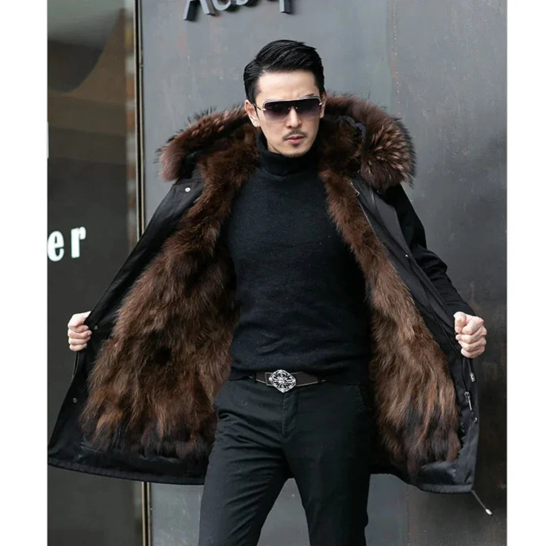 Lars | Winterparka met capuchon voor heren
