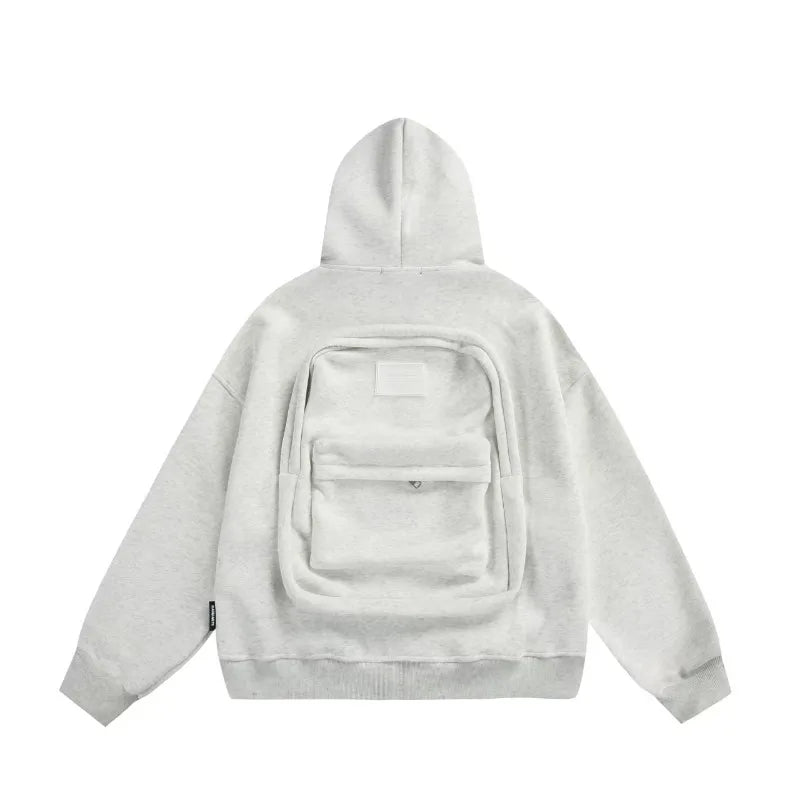 Milan | Hoodie met ingebouwde rugzak voor heren