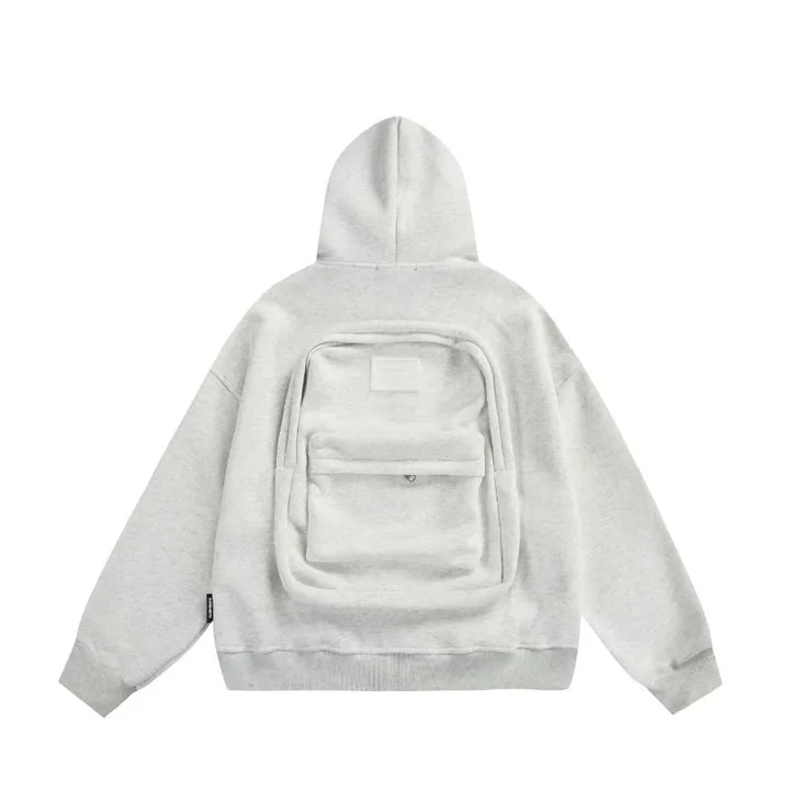 Milan | Hoodie met ingebouwde rugzak voor heren