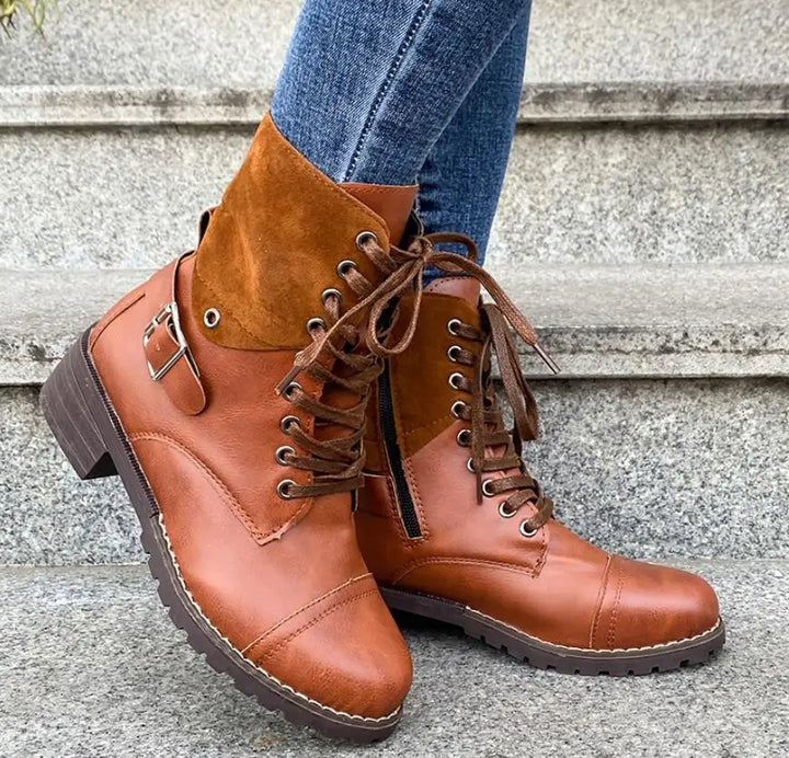 Lucia | Veterschoenen met gesp voor dames