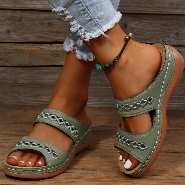 Comfort sandalen met ondersteunend voetbed – voor moeiteloos wandelen in stijl