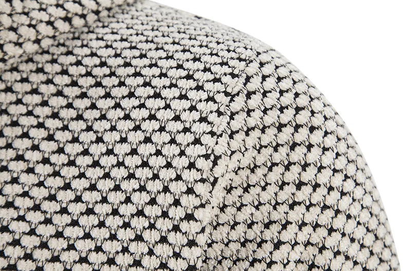 Lucien | Extra warm fleecegevoerde herfst cardigan voor heren met grof breipatroon en stoere uitstraling