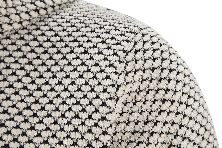 Lucien | Extra warm fleecegevoerde herfst cardigan voor heren met grof breipatroon en stoere uitstraling