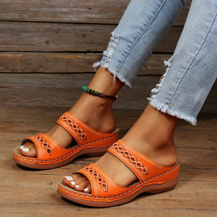 Comfort sandalen met ondersteunend voetbed – voor moeiteloos wandelen in stijl