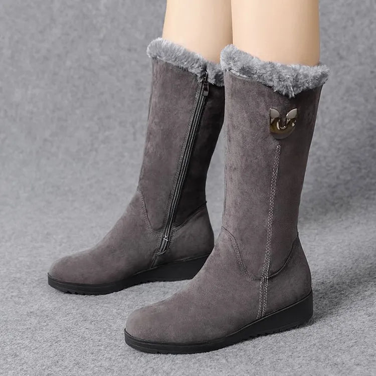 Nina - Halfhoge Winterlaarzen - Warm & Stijlvol