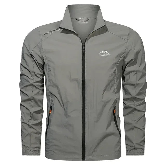 Bastien | Lichtgewicht ademende polyester herfstjas voor heren met sportief outdoor design