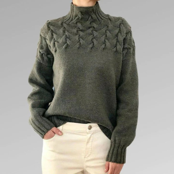 Sophie - Gebreide Coltrui voor Dames - Stijlvolle en Comfortabele Keuze
