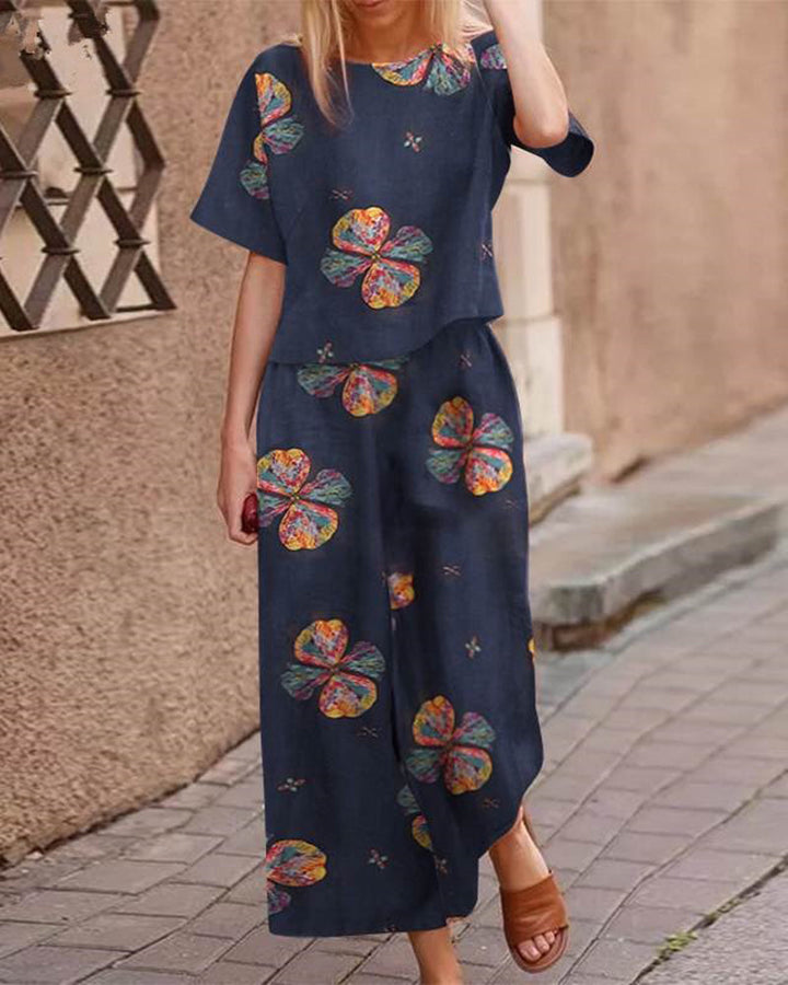 Felice - Dames Loose-Fit Loungewear Set - Casual Comfort met Moderne Stijl