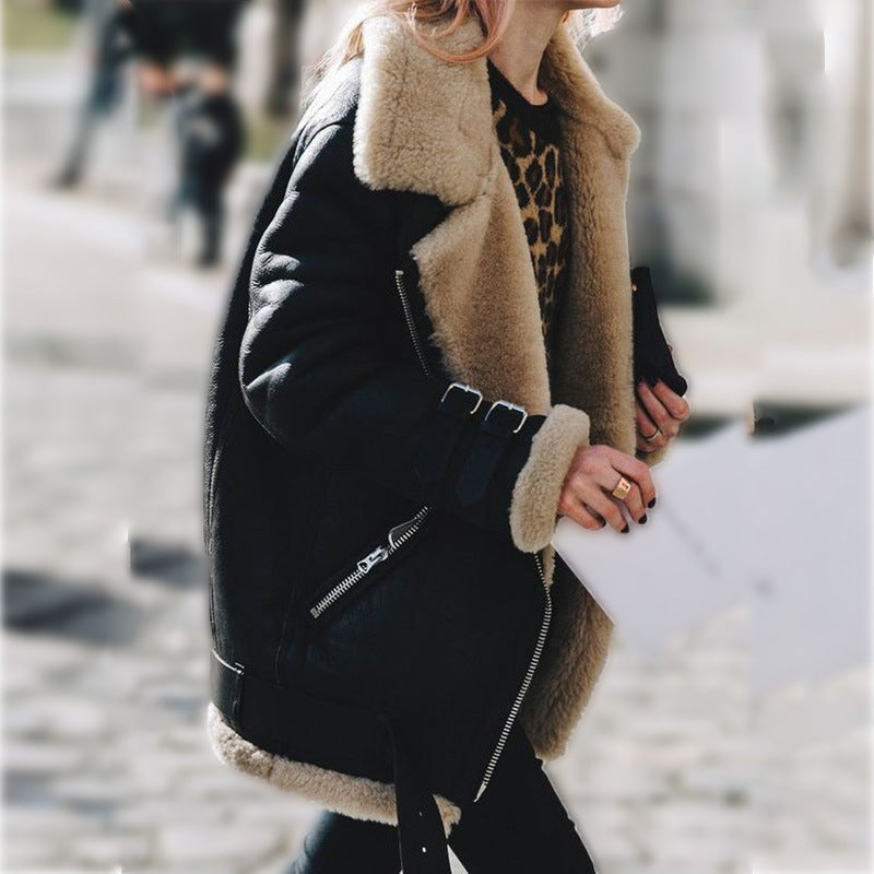 Sanne | Shearling winterjas voor dames