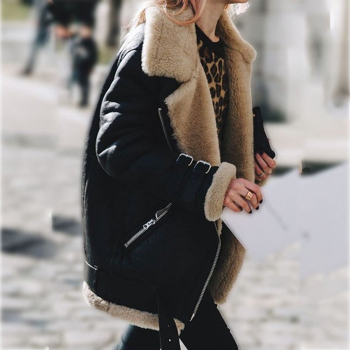 Sanne | Shearling winterjas voor dames