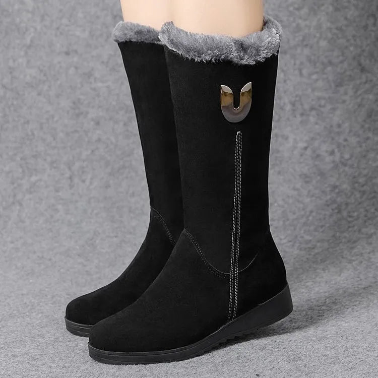 Nina - Halfhoge Winterlaarzen - Warm & Stijlvol