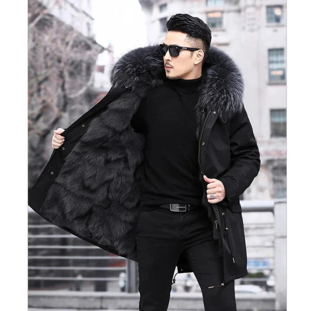 Lars | Winterparka met capuchon voor heren