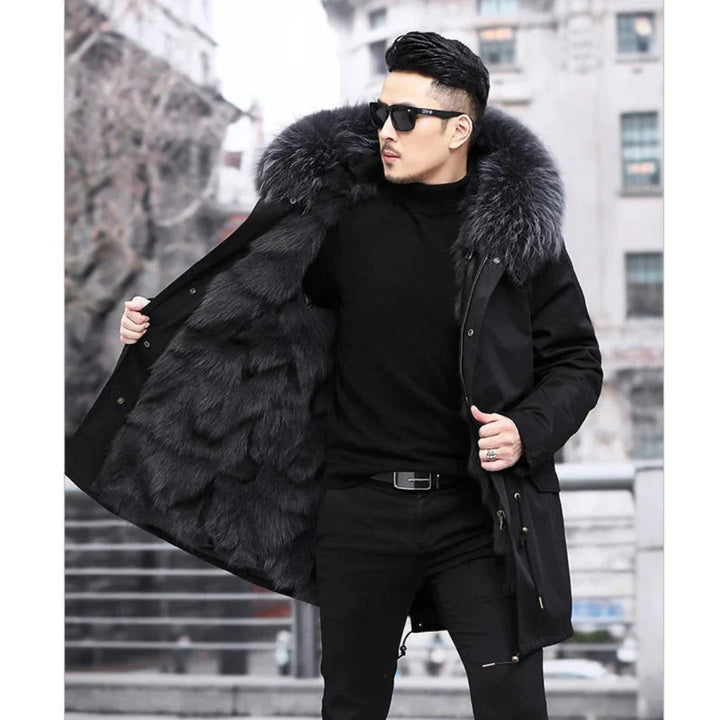 Lars | Winterparka met capuchon voor heren