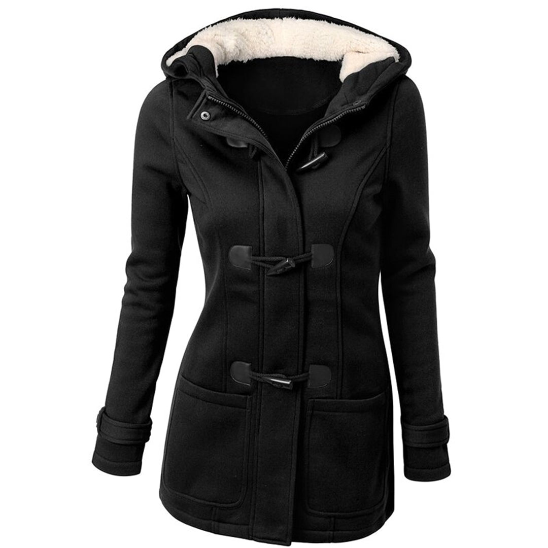 Luna - Lange Winterjas met Capuchon voor Dames - Elegantie en Warmte voor de Koude Dagen