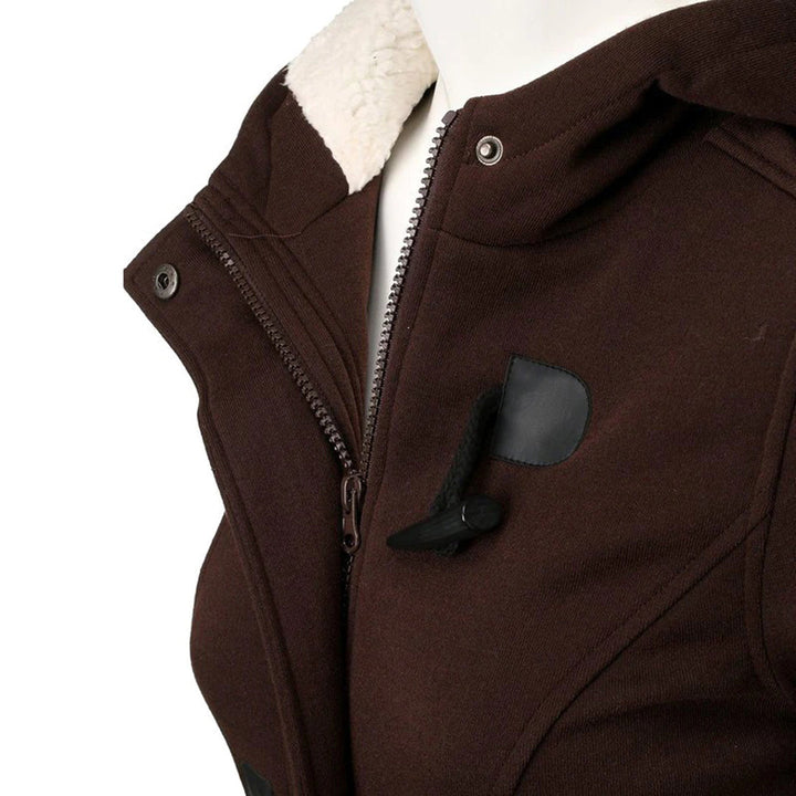 Luna - Lange Winterjas met Capuchon voor Dames - Elegantie en Warmte voor de Koude Dagen
