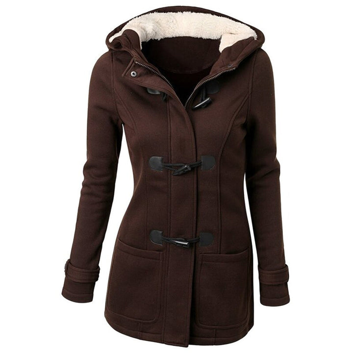 Luna - Lange Winterjas met Capuchon voor Dames - Elegantie en Warmte voor de Koude Dagen