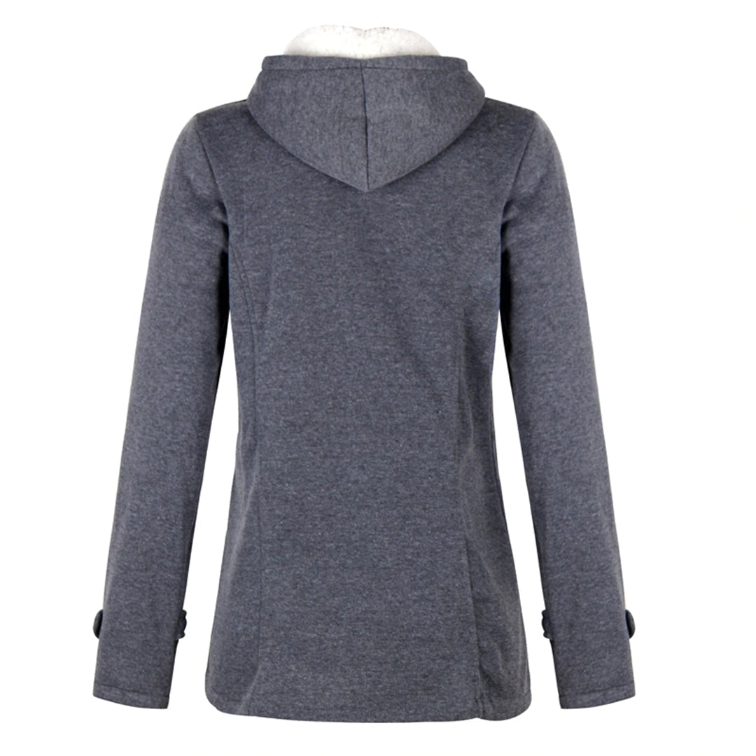 Luna - Lange Winterjas met Capuchon voor Dames - Elegantie en Warmte voor de Koude Dagen