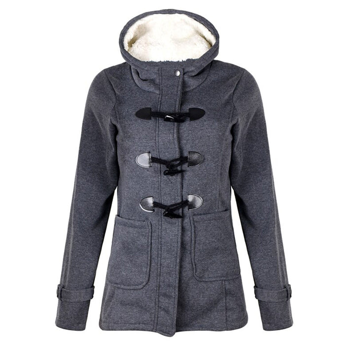 Luna - Lange Winterjas met Capuchon voor Dames - Elegantie en Warmte voor de Koude Dagen