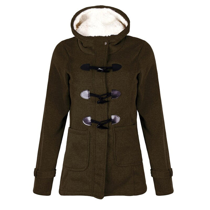 Luna - Lange Winterjas met Capuchon voor Dames - Elegantie en Warmte voor de Koude Dagen
