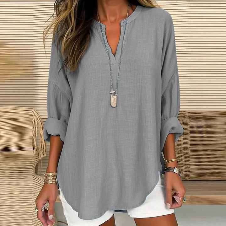 Anouk - Dames Lange Zomerblouse - Luchtige Pasvorm voor Warme Dagen