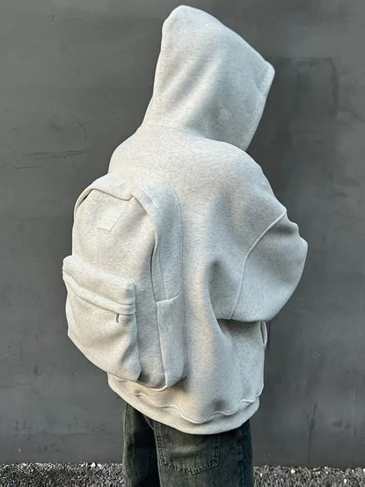 Milan | Hoodie met ingebouwde rugzak voor heren
